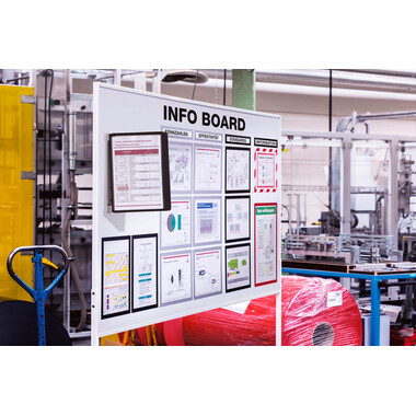 DURABLE Vario Magnet Wall 5 A4 591401 Set