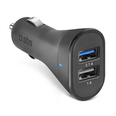 Car Charger with Locator and 2 USB outputs