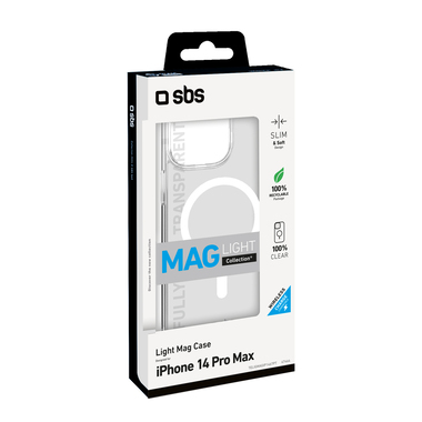 Coque transparente fine pour iPhone 14 Pro Max | SBS