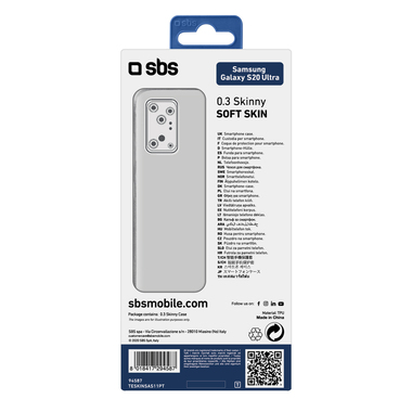 SBS TPU cover for Samsung Galaxy S20 Ultra