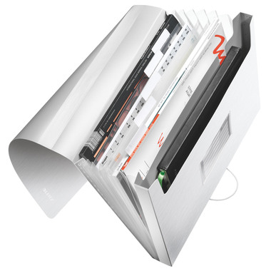 LEITZ Dossier archivio Style PP A4 39570004 Arktik bianco 6 scomp.200 fl.