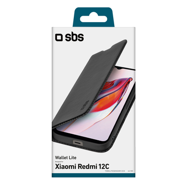 Custodia Book con tasche portatessere per Xiaomi Redmi 12C | SBS