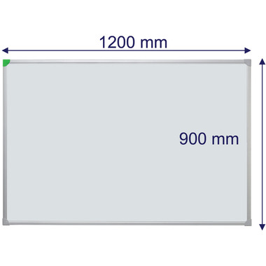 FRANKEN Schreibtafel 90x120 cm SC929012 U-Act!Line, Stahl emailliert