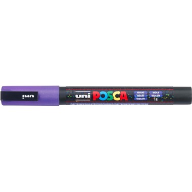 POSCA Marker 0.9-1.3mm PC-3ML VIOLE violet pailleté