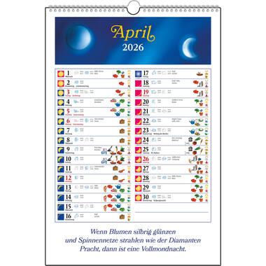 HEYNE Mondleben 2026 9783453239593 1M/1P DE 33x48.5cm