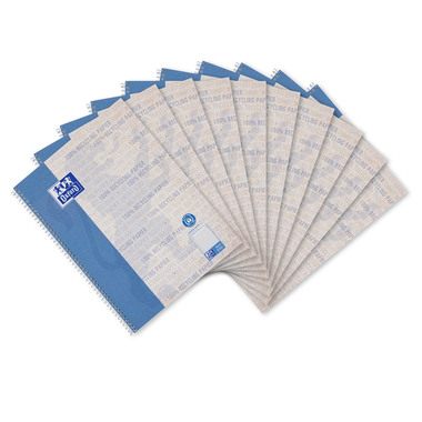 OXFORD Collegeblock Recycling A4 400159370 rigato, 90g 80 fogli