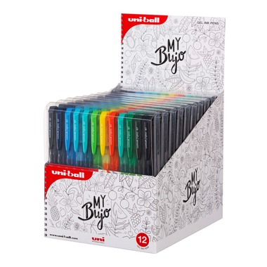 UNI-BALL Roller Signo RT 0.4mm UMN155N07 12 couleurs