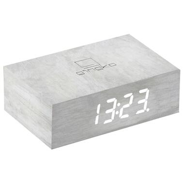 Gingko Sveglia Digitale Flip Click Clock Bianco