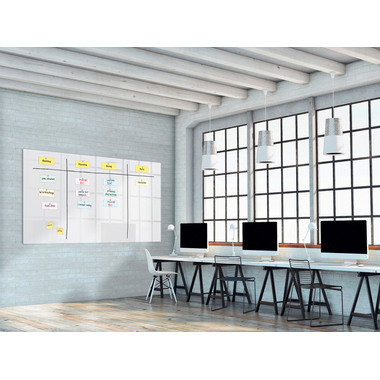 SIGEL Glas-Magnetboard GL235 weiss 2400x1200mm