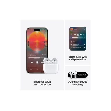 Apple True Wireless auricolari in-ear AirPods 4 USB-C