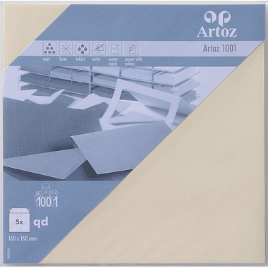 ARTOZ Buste 1001 160x160mm 107454182 100g, chamois 5 pezzi