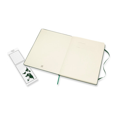 MOLESKINE Carnet XL HC 25x19cm 629131 pointé, vert, 192 pages