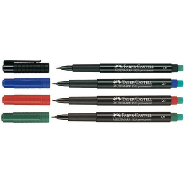 FABER-CASTELL OHP MULTIMARK S 152304 4-colori ass. permanenti
