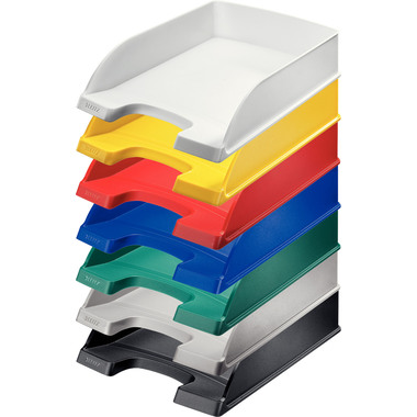 LEITZ Corbeille à courrier Plus A4 52270084 argent