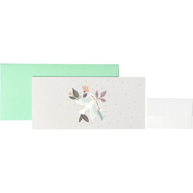 STEWO Pochette bons Duva 2581547666 gris clair 11x23cm