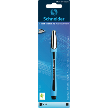 SCHNEIDER Stylo à bill. Memo 1.4mm 75021 noir Blister
