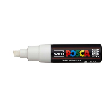 POSCA Marker 8mm PC-8K WHITE blanc
