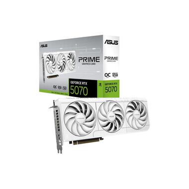 ASUS Graphics Card PRIME GeForce RTX 5070 12 GB White OC Edition