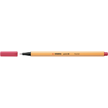 STABILO Fineliner Point 88 0.4mm 88/49 strawberry red