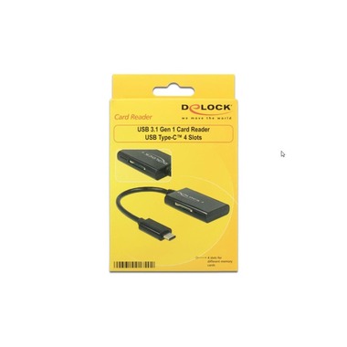 Delock Card Reader Extern 91740 4 Slots