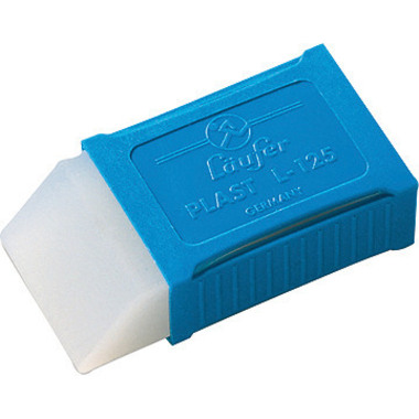 LÄUFER Radierer Plast L-125 01250 48x24x11mm