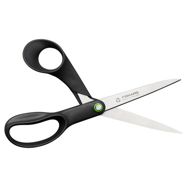 FISKARS Ciseaux Recycling 21cm 1074547 noir, droitiers
