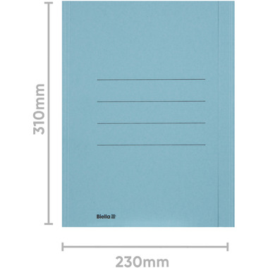 BIELLA Cartelline per archivio A4 25040105U blu 240g/m2 50 pezzi