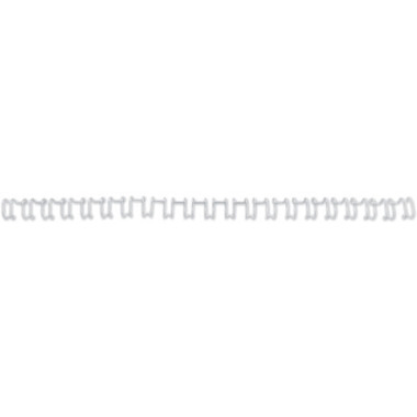 GBC Dorsini rilegafogli 6mm A4 IB165085 bianco, 21 anelli 100 pezzi