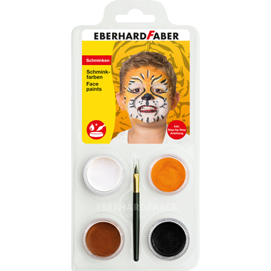 EBERHARD FABER Schminkset Tiger 579025 inkl. Pinsel