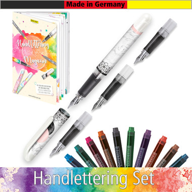 ONLINE Handlettering Set 1.4mm 12398 Soft Marble bleu