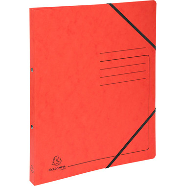 EXACOMPTA Ringbuch Colorspan 2cm 542555E 2 Ringe Gummizug rot A4
