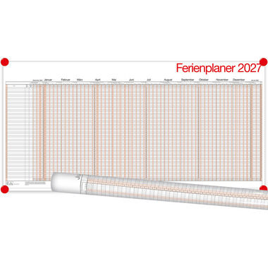 BÜHNER Planific. de vacances DE 2027 UP12-CH-R-FS pour 49 employés 99x49cm
