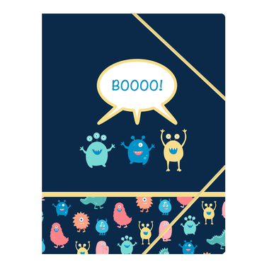 ANCOR Gummibandmappe A4 103953 PLAY ME Boo