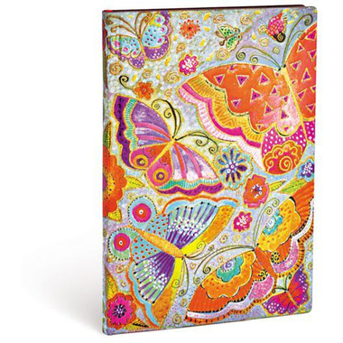 PAPERBLANKS Carnet ligné Midi FB4439-0 Papillons 88 feuil.