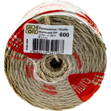 BAECHI Ficelle d'emballage Flurocord 411006005 300m, 500g 2,5mm
