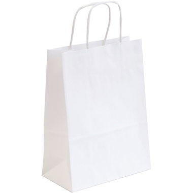 NEUTRAL Tragtaschen Allegra weiss SDS16-BIA Kraft,110g, 16x8x21cm 25 Stk.