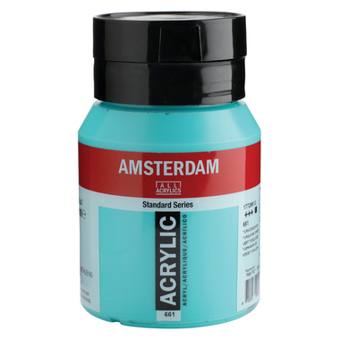 AMSTERDAM Acrylfarbe 500ml 17726612 türkisgrün 661
