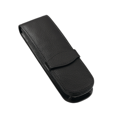 ONLINE Lederetui Black 90759 für 2 Schreibgeräte