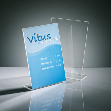 SIGEL Display table A4 TA210 transparent
