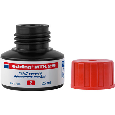EDDING Tinte 25ml MTK-25-2 rot