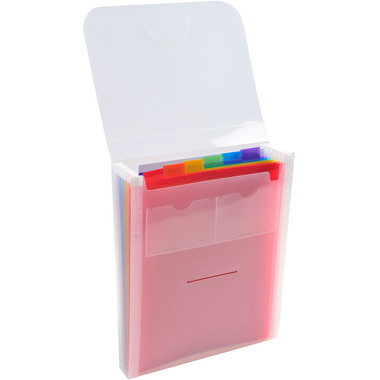 EXACOMPTA Cartella archivio Crystal A4 55798E trasparente 6 comp.