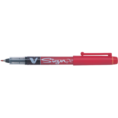 PILOT V-Sign Pen 0,6mm SW-VSP-R rot