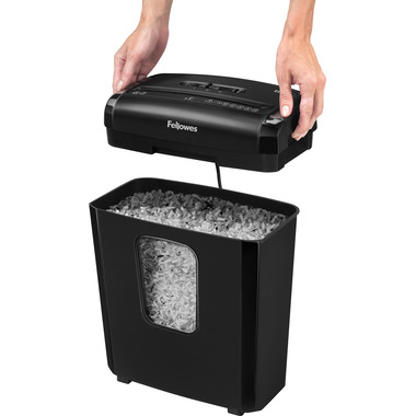 FELLOWES Aktenvernichter Powershred 4631101 6M, P-4, 13Lt, schwarz