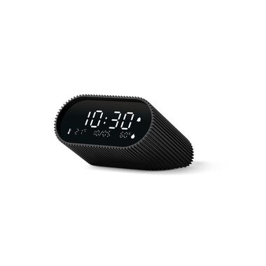 Lexon Digital Alarm Clock Ray Black Matte