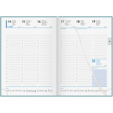 BIELLA GA Colorful 7 2026 809707310026U 1W/2S salb.grün ML 14.5x20.5cm