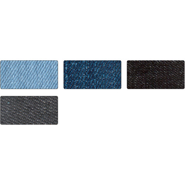 FOLIA Tissu jean 57549 17x27cm, adhésif 4 flles