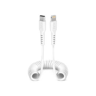 Made for iPhone (MFi) Spiralkabel, 1 Meter | SBS