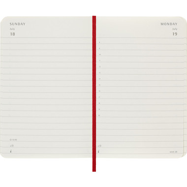 MOLESKINE Agenda Classic Pocket 2027 DSF212DC2Y27 1G/1P scarlatto SC 9x14cm