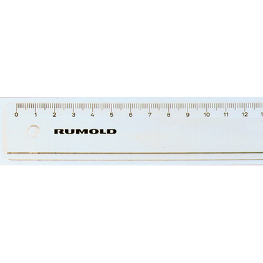 RUMOLD Règle plate 30cm FL47/30 transparent