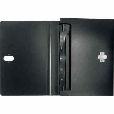 LEITZ Dossier project Reycle A4 4624-00-95 noir, PP 5 comp.